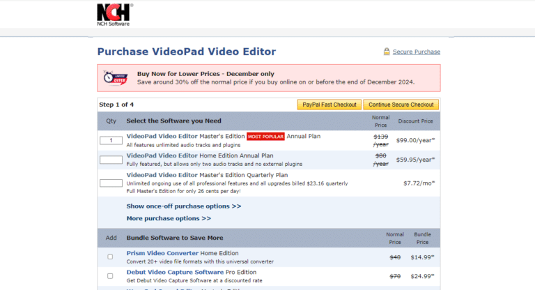 VideoPad, A Simple Review [2026 Update] • Scottmax.com