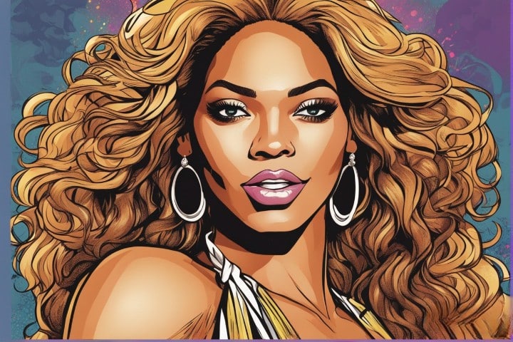  Beyoncé Porträt