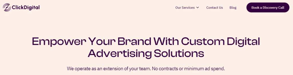Klicken Sie auf Digital Ads